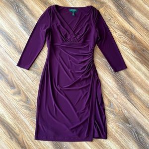 Lauren Ralph Lauren Stretchy Ruched Dress